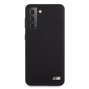 BMW Silikoninis M Kolekcijos dėklas Samsung Galaxy S21+ - juodas