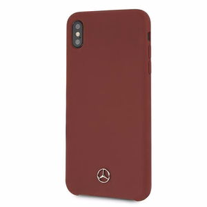 Mercedes Silikono linijos dėklas iPhone Xs Max - raudonas