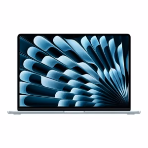 Apple MDVT4KS/A – MacBook Air 15 col., M5, 10 branduolių CPU / 10 branduolių GPU, 16 GB / 1 TB SSD, švediška klaviatūra, dangaus mėlyna