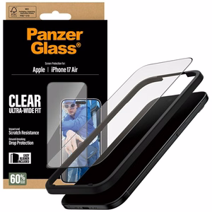 PanzerGlass Ultra-Wide Fit EasyAligner Tempered Glass for iPhone Air