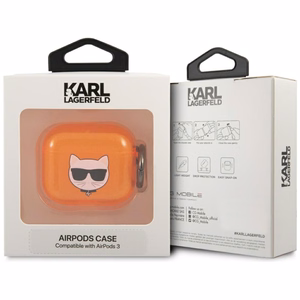 Karl Lagerfeld Choupette чехол для AirPods 3 - оранжевый