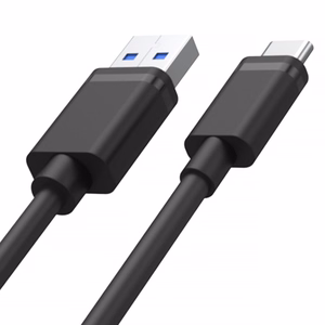 UNITEK USB-A — USB-C laidas 25CM, Y-C480BK