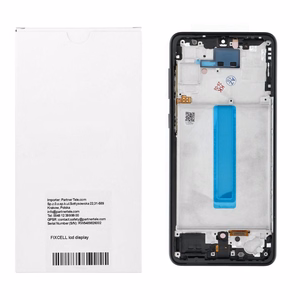 REWA OLED LCD ekranas su rėmeliu, skirtas SAMSUNG A33 5G, juodas