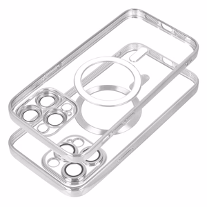Чехол для Samsung S26 ULTRA Electro Mag Cover совместимый с MagSafe серебряный