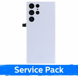 Galinis dangtelis suderinamas su Samsung S908 S22 Ultra / Phantom balta / (Service Pack)