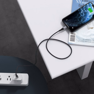 Choetech IP0039 USB-C / Lightning MFi kabelis, 1,2 m ilgio - juodas