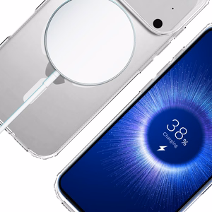 3mk Armor Magnetinis dėklas iPhone 17 Pro telefonui - permatomas