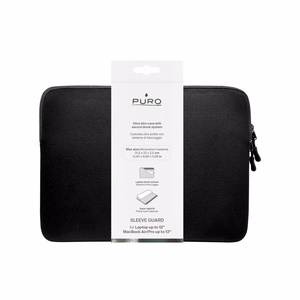 "Puro Slim Guard" 13 colių nešiojamojo kompiuterio krepšys - juodas