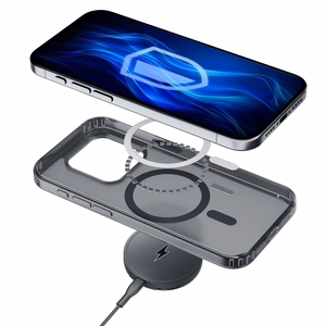 Чехол 3mk Frosty MagCase Apple iPhone 16 Pro Max чёрный