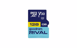 GOODRAM microSDXC 128GB V30 UHS I U3 RIVAL + adapteris