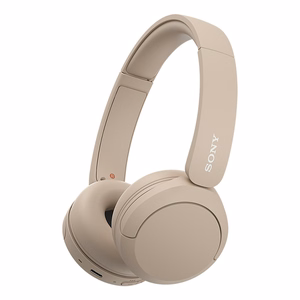Sony WH-CH520 ausinės belaidės galvos juosta skambučiams/muzikai USB Type-C Bluetooth su įkrovimo stovu kreminės