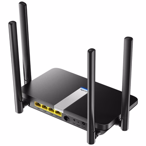 Cudy LT500 belaidis maršrutizatorius Fast Ethernet dviejų dažnių (2.4 GHz / 5 GHz) 4G juodas