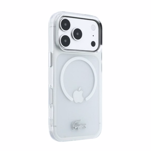 Dėklas Lacoste IML Frosted Petit Pique Metal Logo MagSafe Apple iPhone 18 Pro