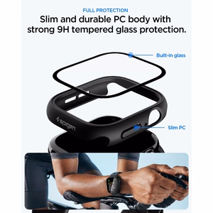 Чехол Spigen Thin Fit 360 для Apple Watch 42 mm – чёрный