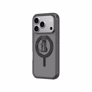 AmazingThing Titan Pro Grip Ring rinkinys dėklas telefonui iPhone 17 Pro, suderinamas su MagSafe - juodas