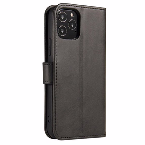 elegantiškas magnetinis dėklas Vivo Y51 2020 / Y51A su dangteliu ir stovu juodas