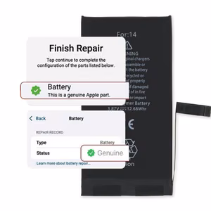 Baterija suderinama su iPhone 14 / savidiagnostika / nustatymai: originali