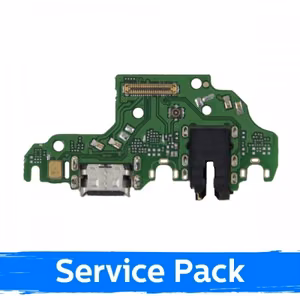 Charging Port Compatible With Huawei P40 Lite With Flex / Plata (Service Pack)