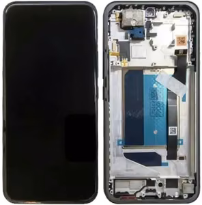 LCD ekranas Xiaomi Poco M8 Pro 5G su jutikliniu ekranu su rėmeliu juodas originalus (service pack)