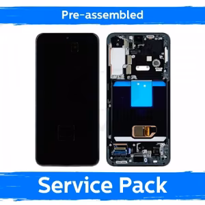 LCD ekranas skirtas Samsung S901 S22 su rėmu / Pink Gold / (Iš anksto surinktas Service Pack)