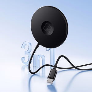 Borofone Wireless induction charger BQ41 Glory 3 in 1 15W black