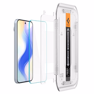 Spigen Glas.tR EZ Fit Закалённое стекло с аппликатором для Google Pixel 10 / 10 Pro / 9 / 9 Pro (2 шт.)
