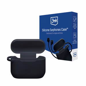 3mk silikoninis dėklas AirPods Pro 3 - juodas