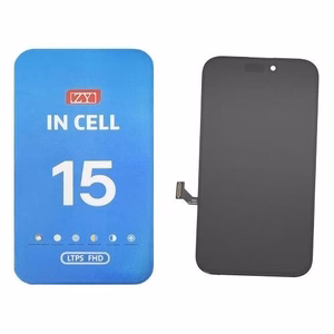 Ekranas Apple iPhone 15 su lietimui jautriu stikliuku ZY Incell LTPS Premium (Removable IC)