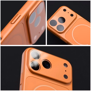 Case for iPhone 13 PRO Make 17 compatible with MagSafe orange