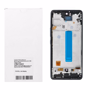 OLED LCD-дисплей REWA с рамкой для SAMSUNG A53 5G, черный