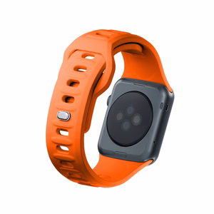 Силиконовый ремешок 3mk для Apple Watch, 38/40/41/42 mm, оранжевый, малый размер