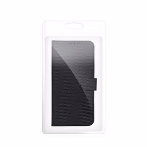 Чехол-книжка для iPhone 17 PRO / 18 PRO 4Card RFID защита от кражи техническая ткань черный