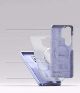 Ringke Silicone MagSafe чехол для Samsung Galaxy S26 Ultra фиолетовый