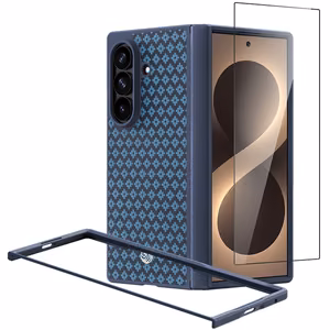 Benks Magnetic Armor Grid Pro Grand Combo dėklas (C.K.FL.SA.BE.C051), skirtas Samsung Galaxy Z Fold 8 Ultra, mėlynas