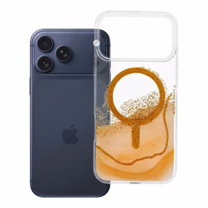 Dėklas iPhone 17 Pro Max / 18 Pro Max (žemas kameros kraštas) Golden suderinamas su MagSafe auksinis