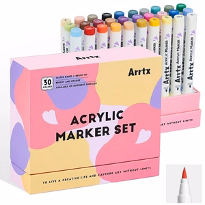 Acrylic Marker Pens ARRTX 30D, 30 Colours