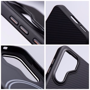 Чехол для Samsung S26 ULTRA Carbon Elite Mag Cover совместим с MagSafe чёрный