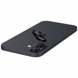Spigen Optik GLAS.TR kameros apsauga 2-PACK iPhone 16 / 16 PLUS - juoda