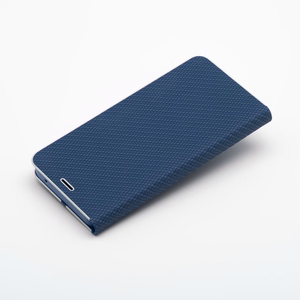Флип-чехол для Xiaomi Redmi NOTE 13 PRO 4G / Poco M6 PRO 4G Luna Book Carbon синий
