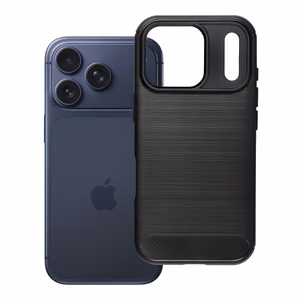 Чехол iPhone 17 Pro / 18 Pro (низкий край камеры) Carbon 2.0 черный