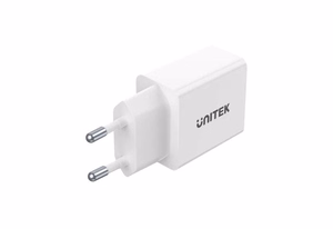 Unitek P1113A-EU зарядное устройство 2×USB-A 12W белое