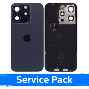 Galinis dangtelis skirtas Apple iPhone 15 Pro / Blue Titanium / (Service Pack)