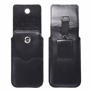 ROYAL - Oda universalus dėklas su atvartu / juodas - Dydis 2XL - IPHONE 6 PLUS / SAMSUNG A52 / XIAOMI REDMI NOTE 10