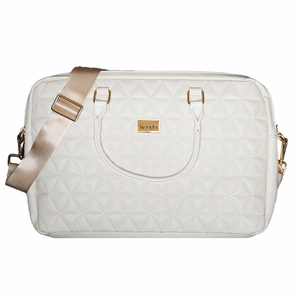 Wonder Briefcase Laptop 17 inches pico quilted beige