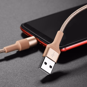 Borofone Kabelis BX21 Išskirtinis - USB į Micro USB - 2,4A, 1 metras, auksinis