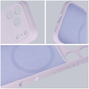 Чехол Samsung S26 ULTRA Forcell F-Protect Rubber Premium совместимый с MagSafe лиловый