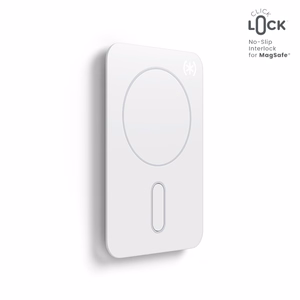 Speck Everywhere Mount + ClickLock magnetinis telefono laikiklis, suderinamas su MagSafe, „Chantilly White / Serene Silver“ spalvos