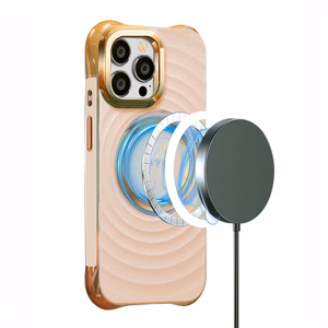 "Circle Glam Mag" dėklas "iPhone 16 Plus" 6,7" rožinis