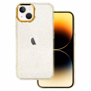 Tel Protect Gold Glitter dėklas iPhone 14 auksinis