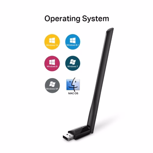 TP-LINK Archer T2U Plus AC600 didelio stiprinimo dviejų dažnių Wi-Fi USB adapteris